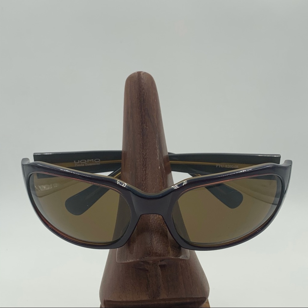 Uomo Purple Oval Sunglasses Frames